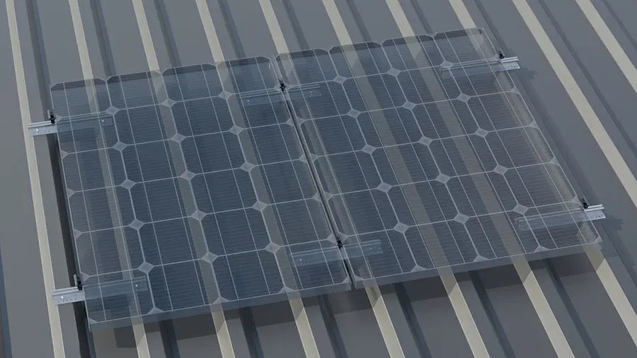 Befestigungsset für 10 Solarmodule